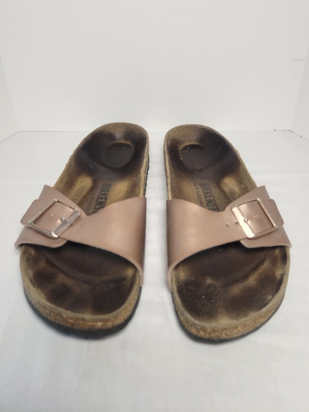 Birkenstock Madrid Metallic Rose Gold Sandals EU 39 Women's 8-8.5